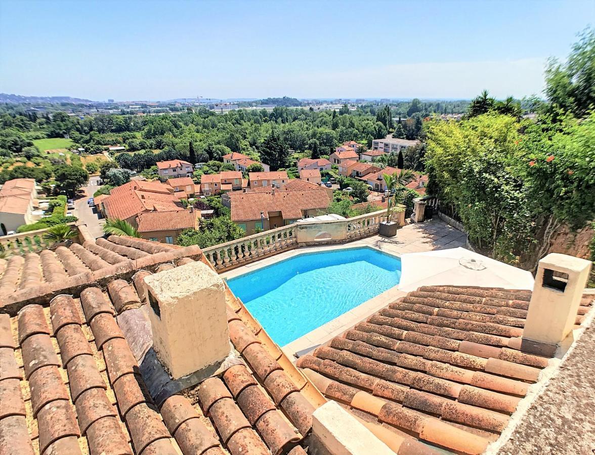 3 Bedrooms Villa Near Cannes - Pool & Jacuzzi - Sea View Мандельё-ла-Напуль Экстерьер фото