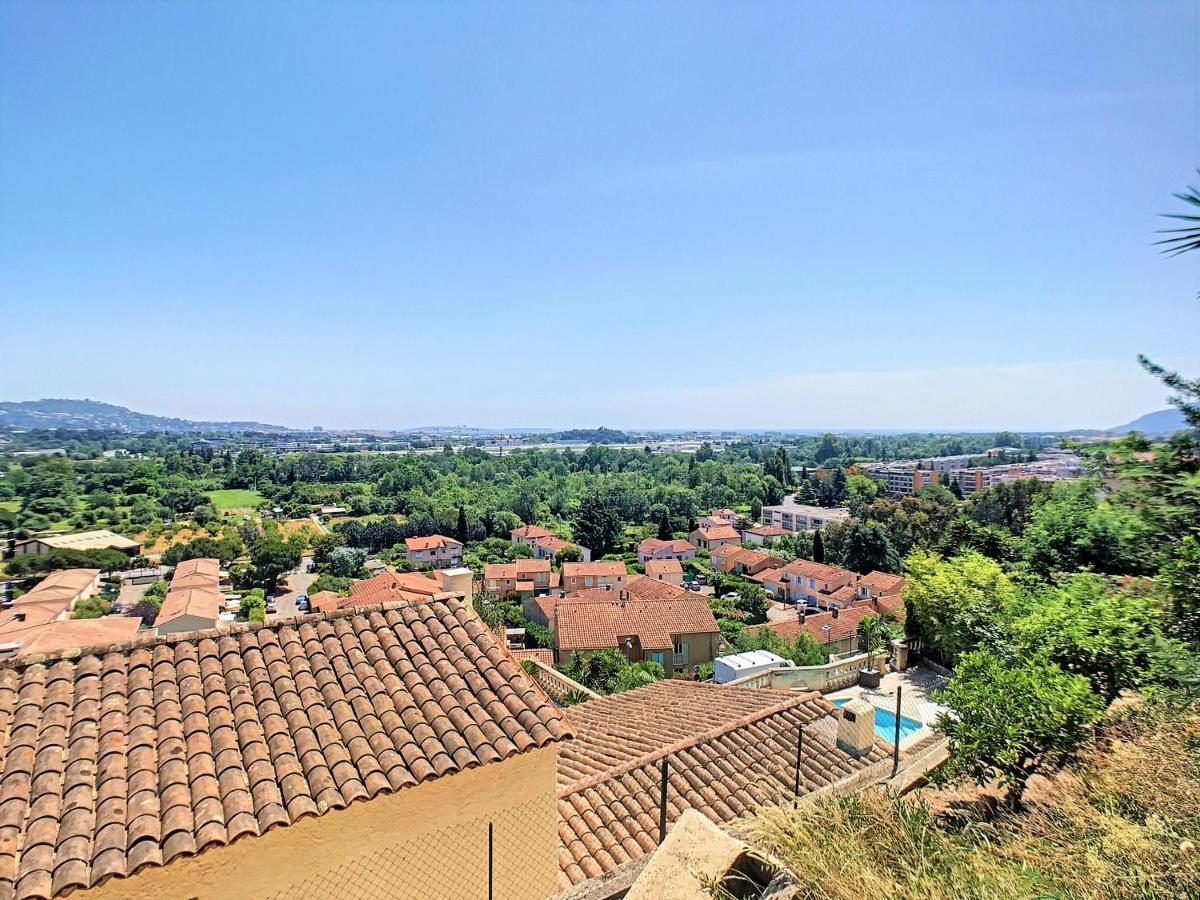 3 Bedrooms Villa Near Cannes - Pool & Jacuzzi - Sea View Мандельё-ла-Напуль Экстерьер фото